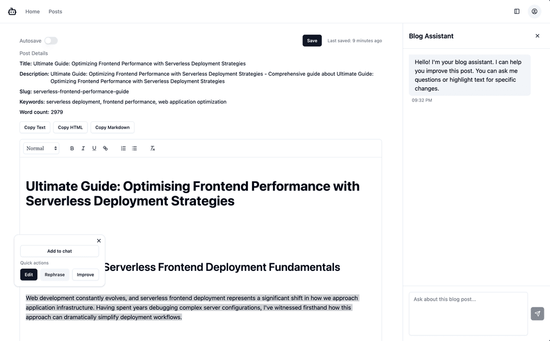 Collaborative AI Assistant